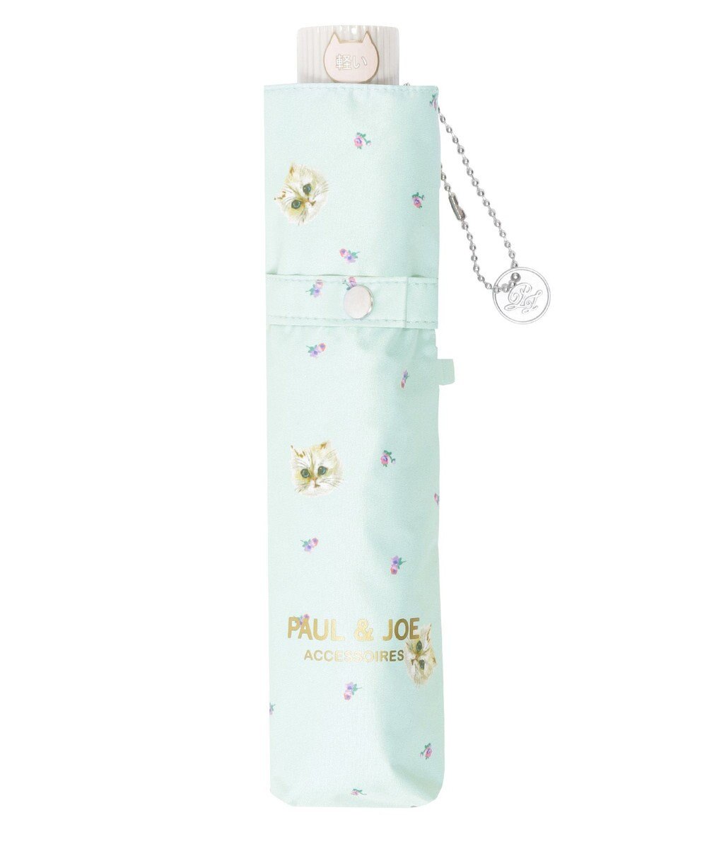 MOONBAT 【 遮光率100％/遮熱/UV/軽量】PAUL&JOE ACCESSOIRES(ポール&ジョー) 晴雨兼用日傘 ジプシー ネコ 折りたたみ傘 