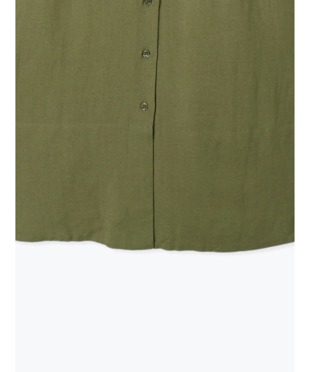 Te chichi ベルト付きレーヨンリネンシャツワンピース 