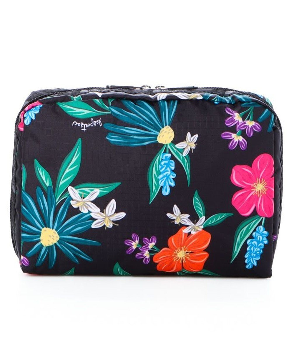 LeSportsac EXTRA LARGE RECTANGULAR COSMETIC/ワイルドフラワーウォーターカラー ワイルドフラワーウォーターカラー