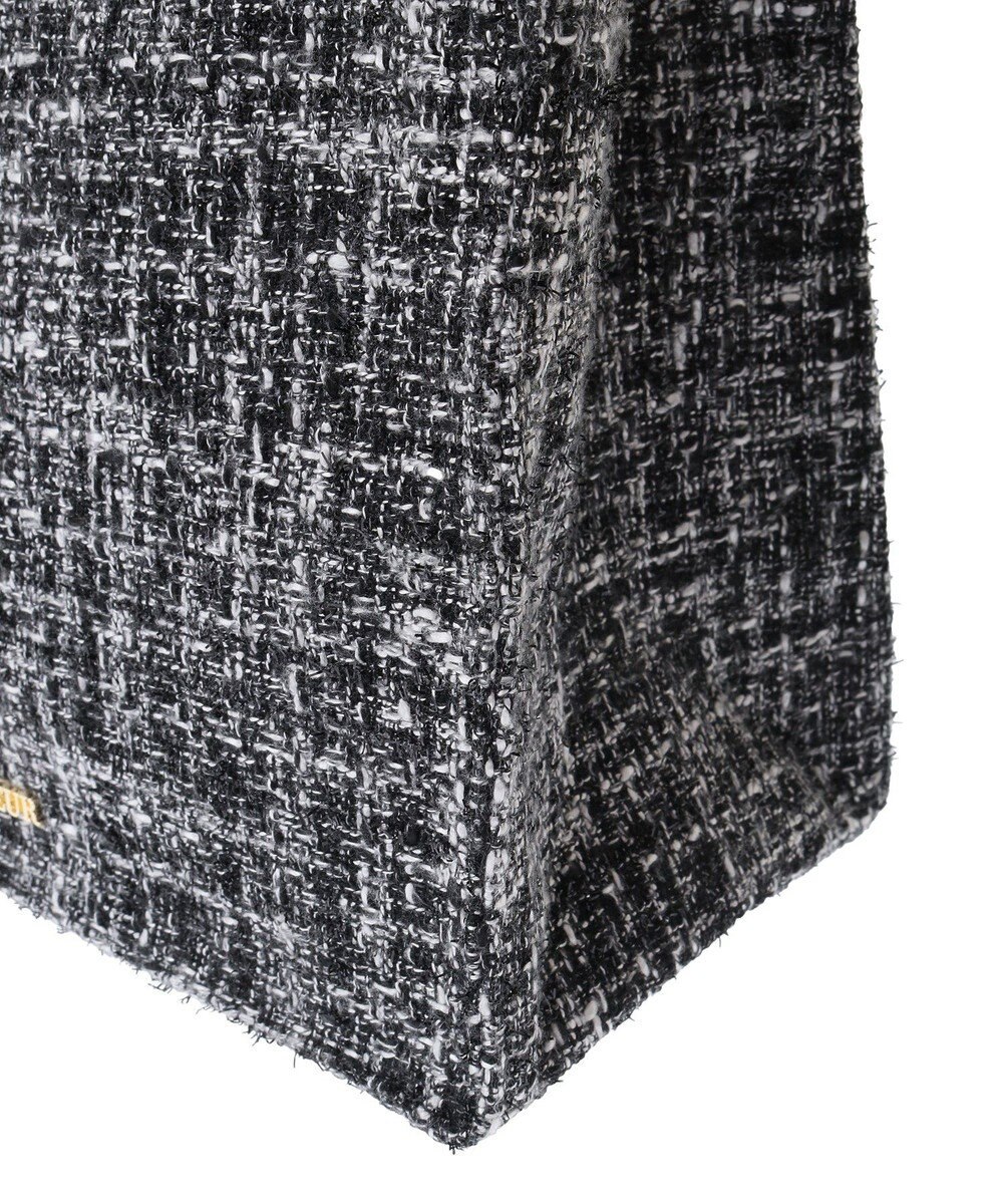 Maison de FLEUR EC限定ツイードフリルスクエアトートSバッグ 