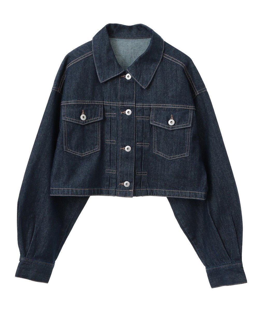 earth music&ecology ショートデニムジャケット 