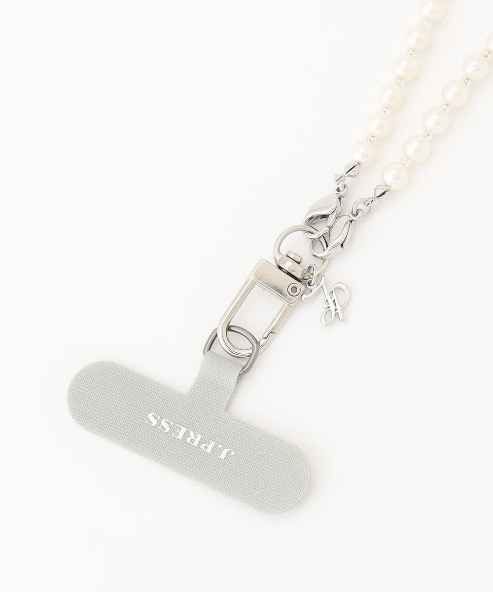 J.PRESS LADIES 【WEB限定・2way】パール スマホ ストラップ 