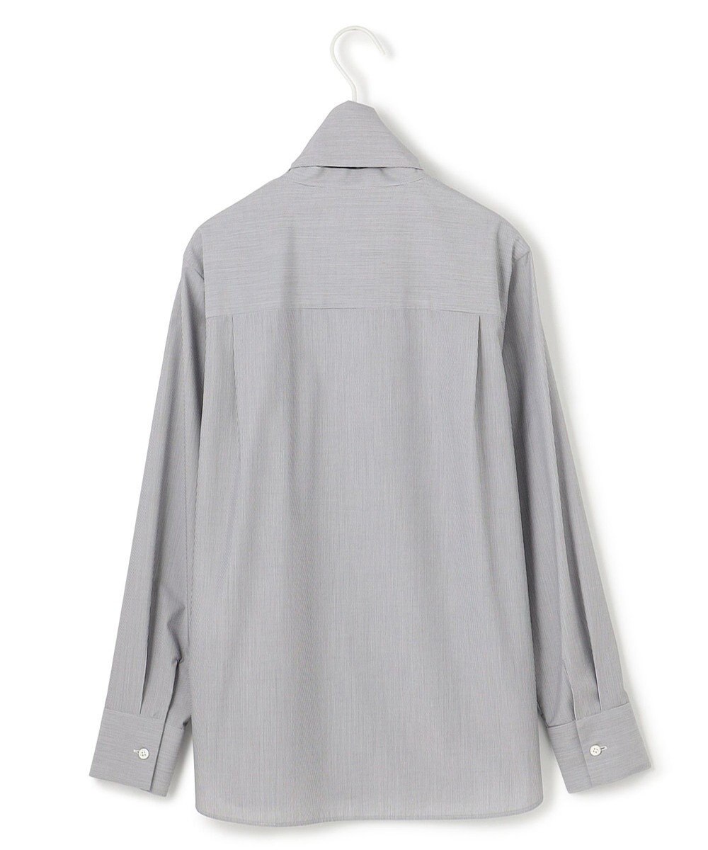 ICB L 【CLASSY.1月号掲載・洗える】 クリーンブロード ボウタイブラウス 