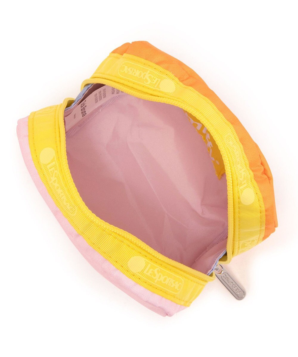 LeSportsac SQUARE COSMETIC/ミッフィーピンク/オレンジSQ 