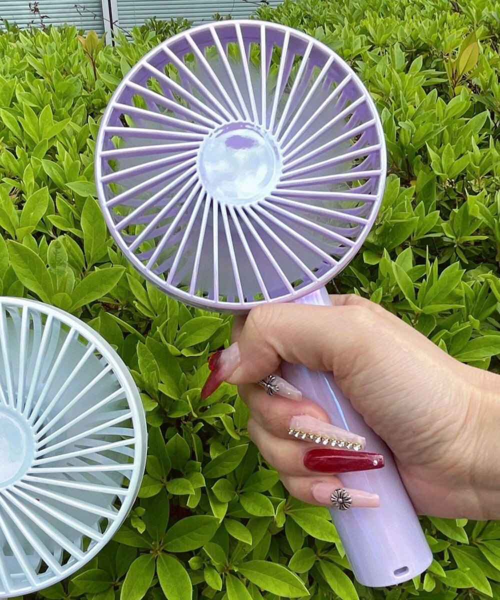 WEGO 【冷却/携帯扇風機/熱中症対策】オーロラハンディファン 