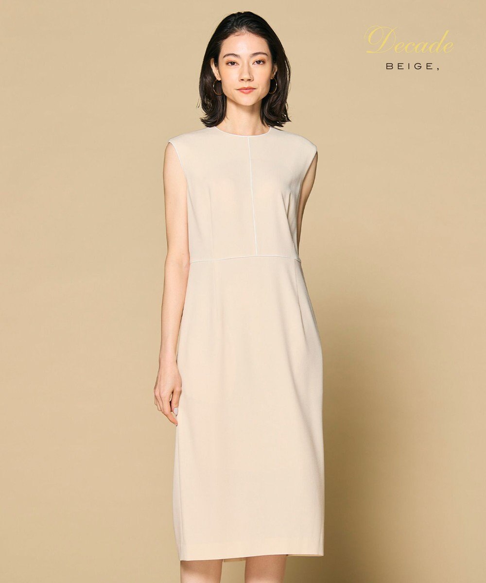 BEIGE， CINDY / クルーネックドレス 