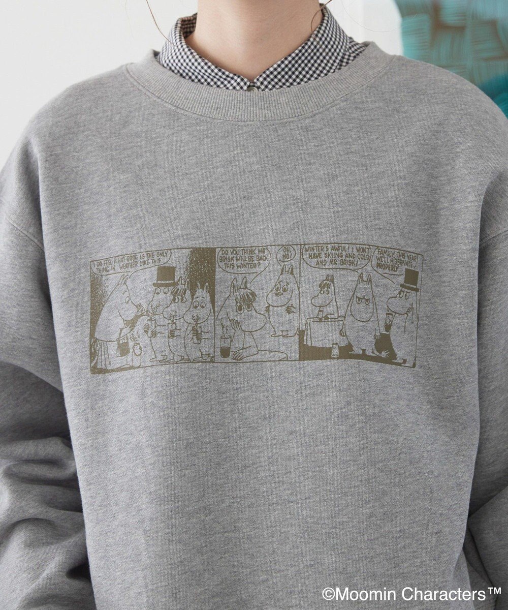 AMERICAN HOLIC Moomin コミック柄プリント裏毛プルオーバー 