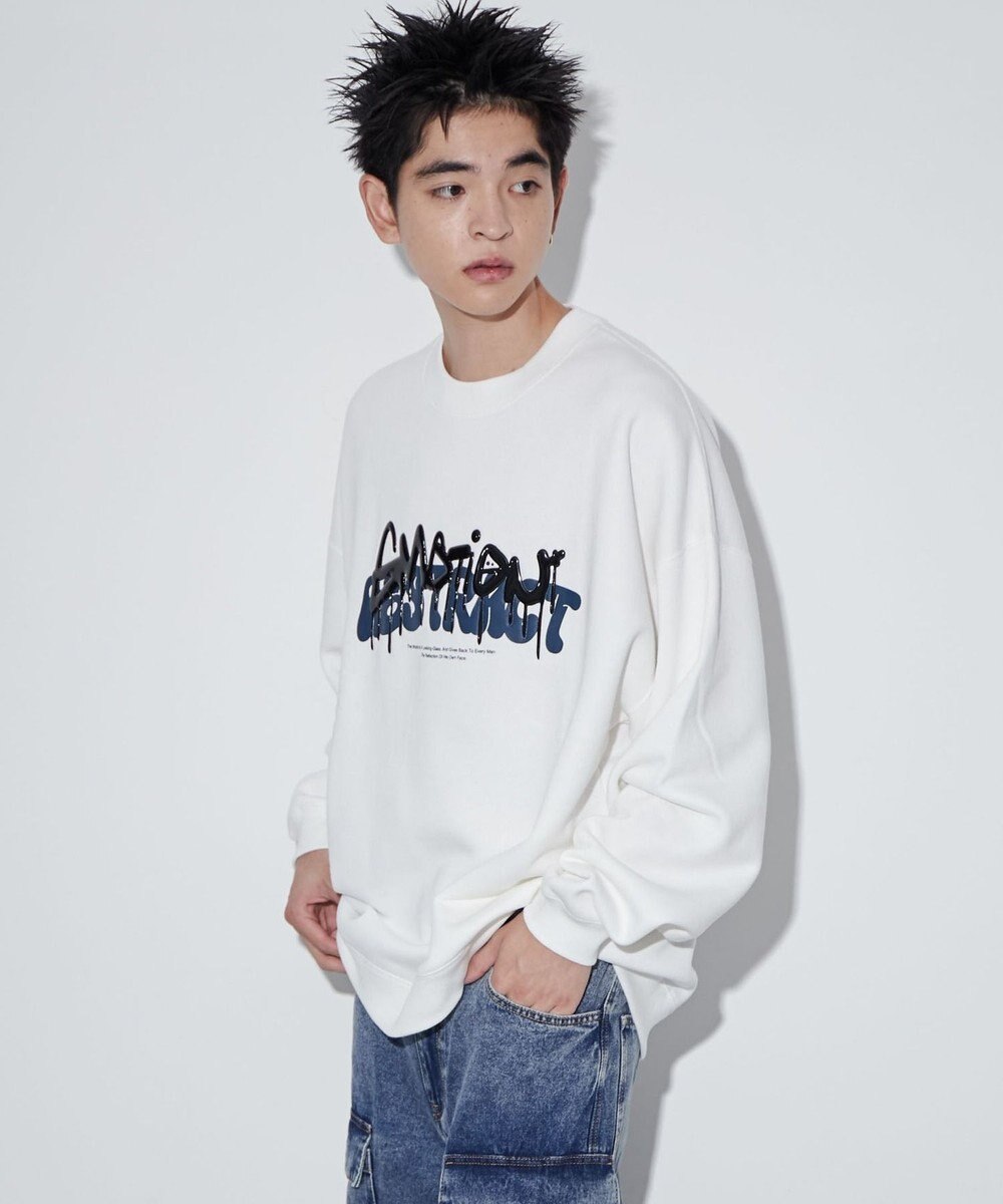 WEGO メタリックロゴプルオーバー 