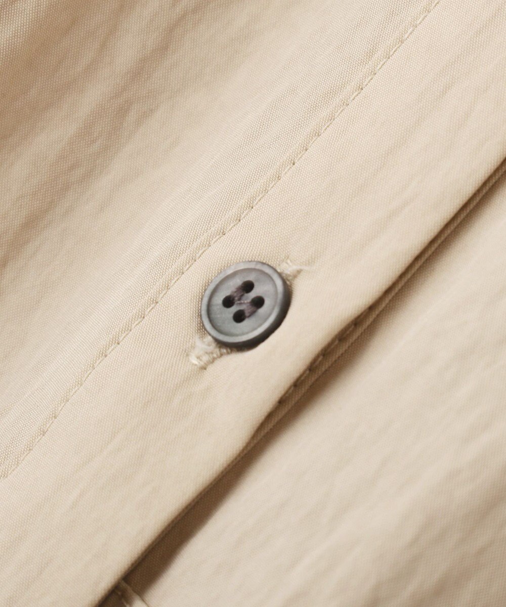 YECCA VECCA シアーMIXドロストデザインシャツワンピース 