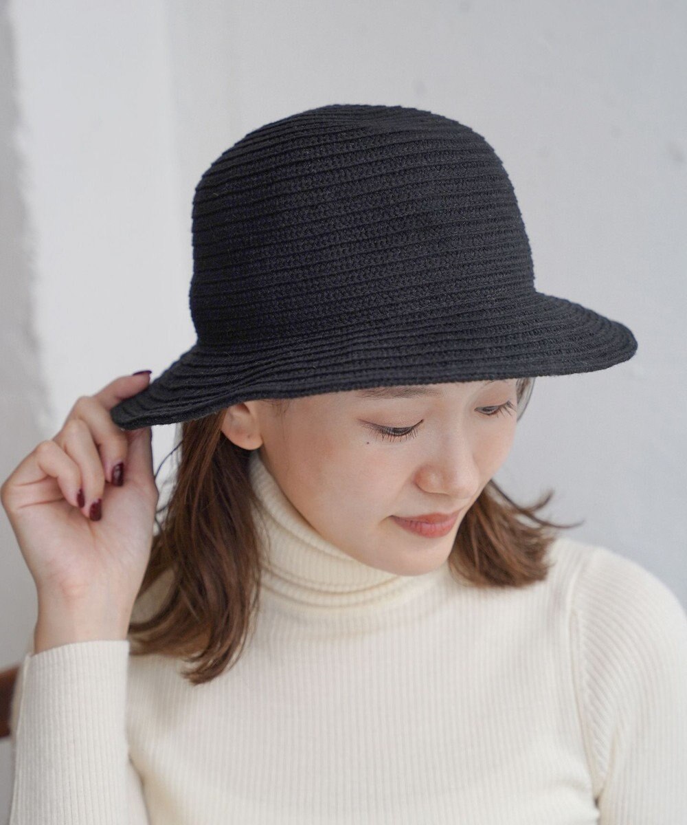 石田製帽 エコリウール混 丸ダウンクロッシェ 