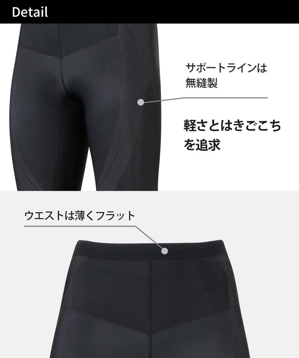 CW-X 【WOMEN】 CW-X レディース スポーツタイツ ハーフ(ひざ上丈) 下半身サポート(股関節・腰・おしり・ふともも) マラソン 球技 HZY695 /ワコール 
