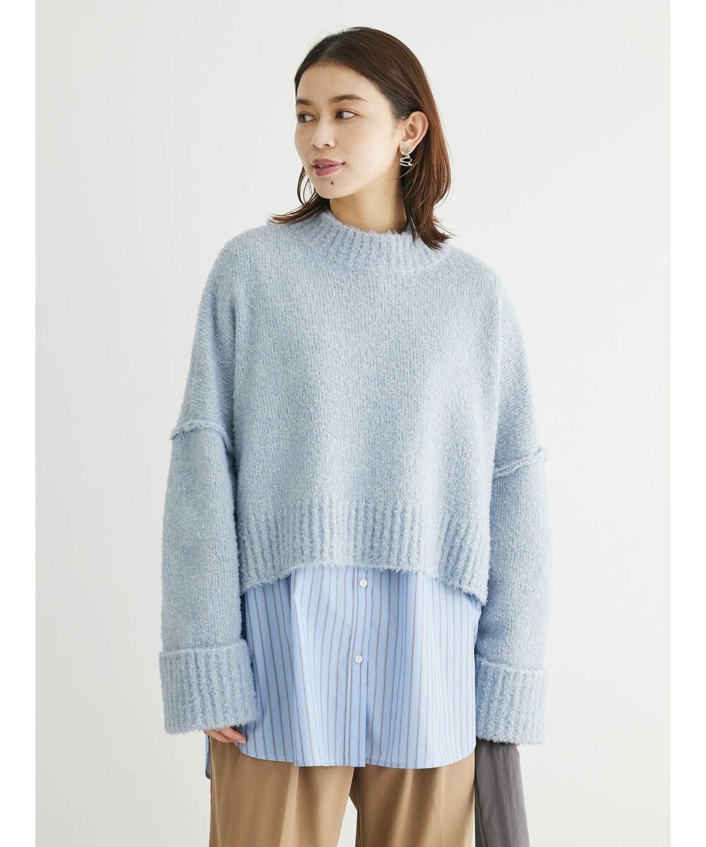 Green Parks ・Ｐｅｔｉｔ　Ｆｌｅｕｒ　ブークレワイドニット 