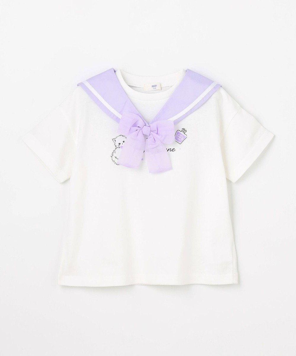 ANY KIDS 【綿100%/接触冷感】ひんやり 2WAY セーラーTシャツ 