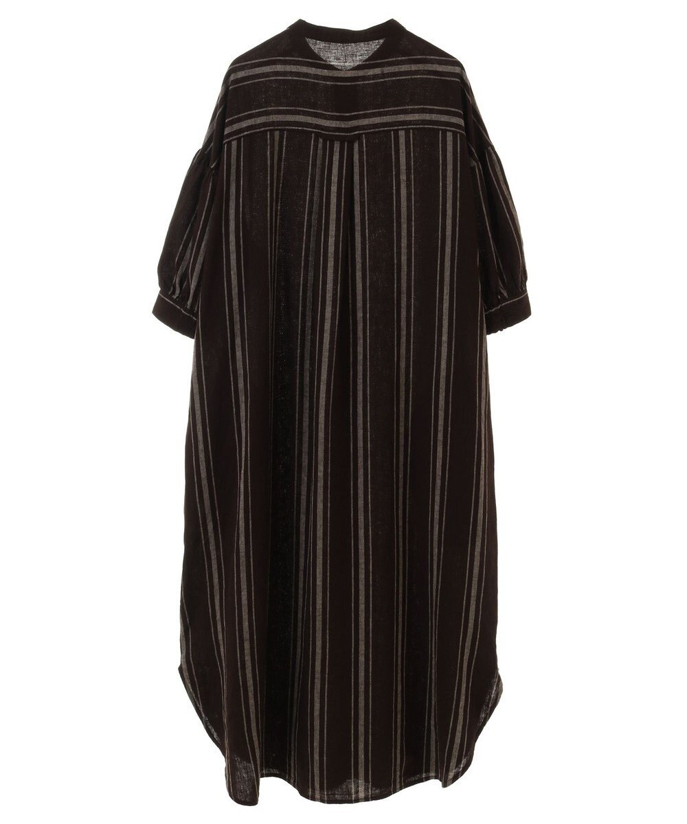 CRAFT STANDARD BOUTIQUE リネンレーヨンストライプワンピース 