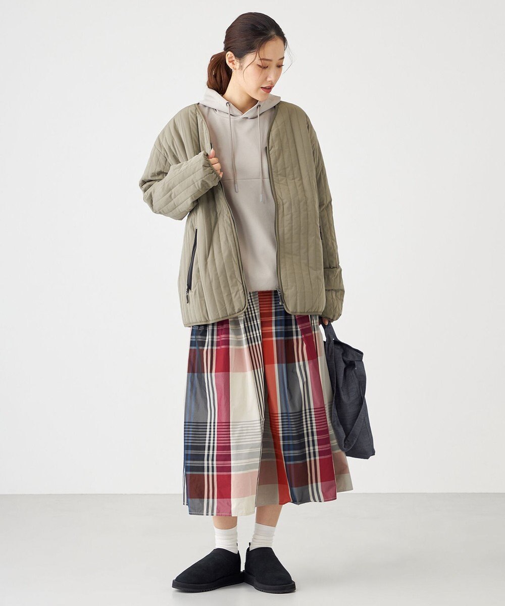 SHARE PARK LADIES 【UNISEX】キルティング蓄熱中綿 Ｖカーディガン（Mサイズ） 