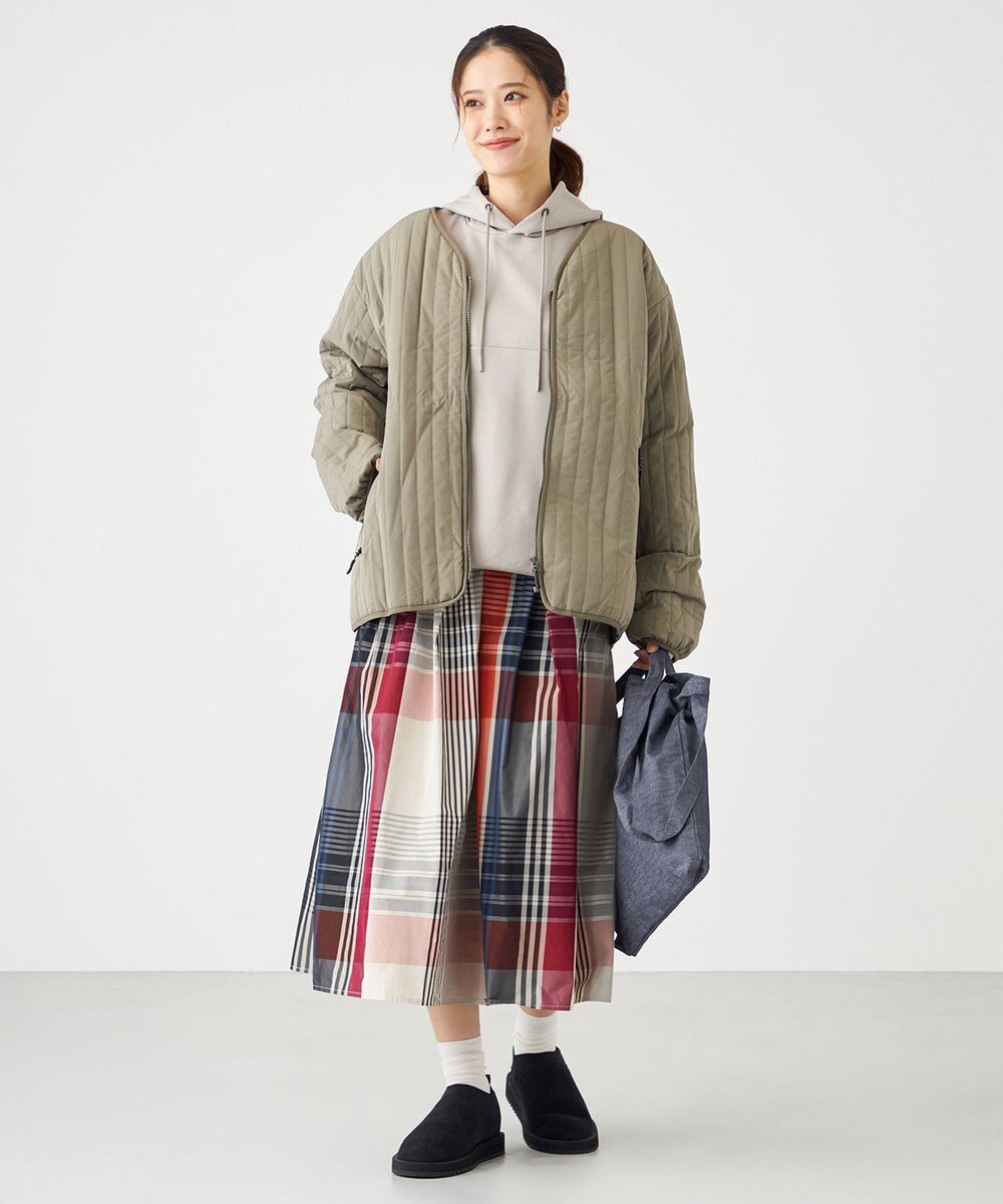 SHARE PARK LADIES 【UNISEX】キルティング蓄熱中綿 Ｖカーディガン（Mサイズ） 