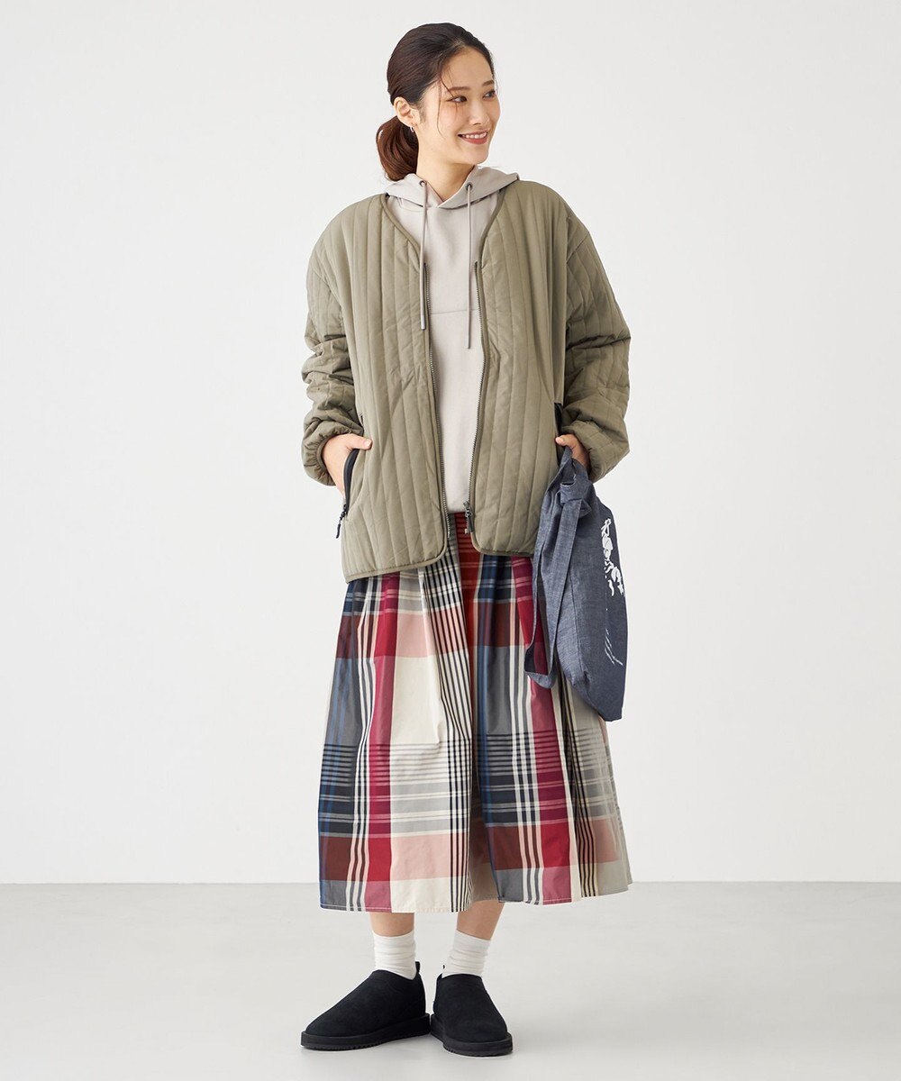 SHARE PARK LADIES 【UNISEX】キルティング蓄熱中綿 Ｖカーディガン（Mサイズ） 