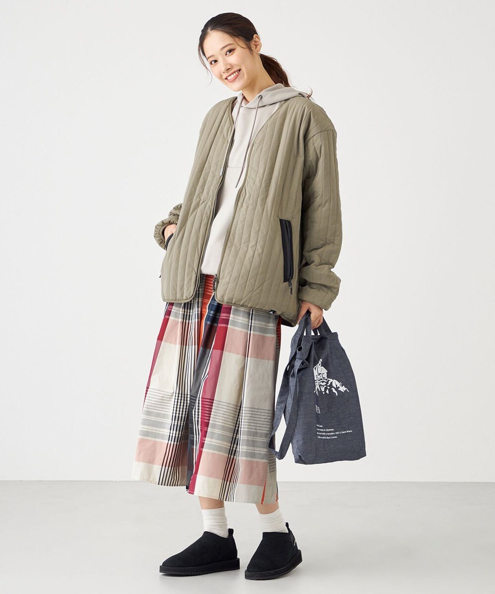 SHARE PARK LADIES 【UNISEX】キルティング蓄熱中綿 Ｖカーディガン（Mサイズ） 