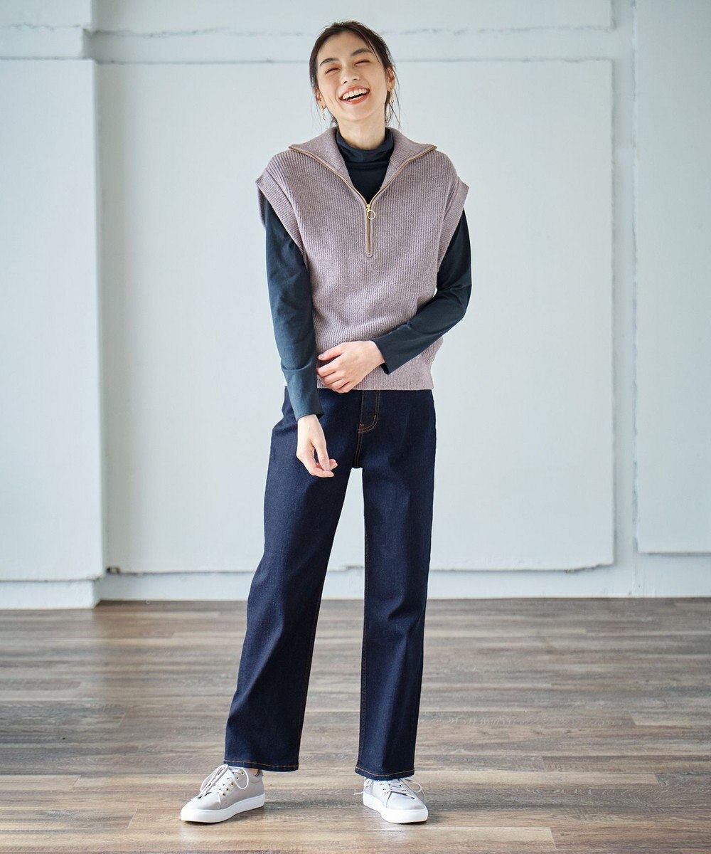 ANY 【ストレッチ】コンフォート美脚 デニムパンツ 