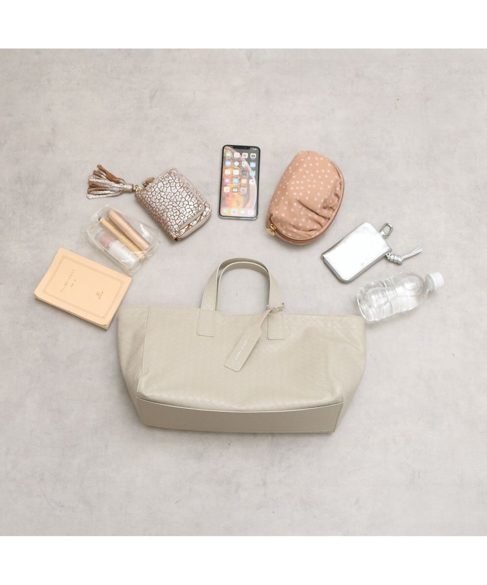 UNBILLION カシュカシュ cachecache / メッシュエンボス横長ショッパートート 