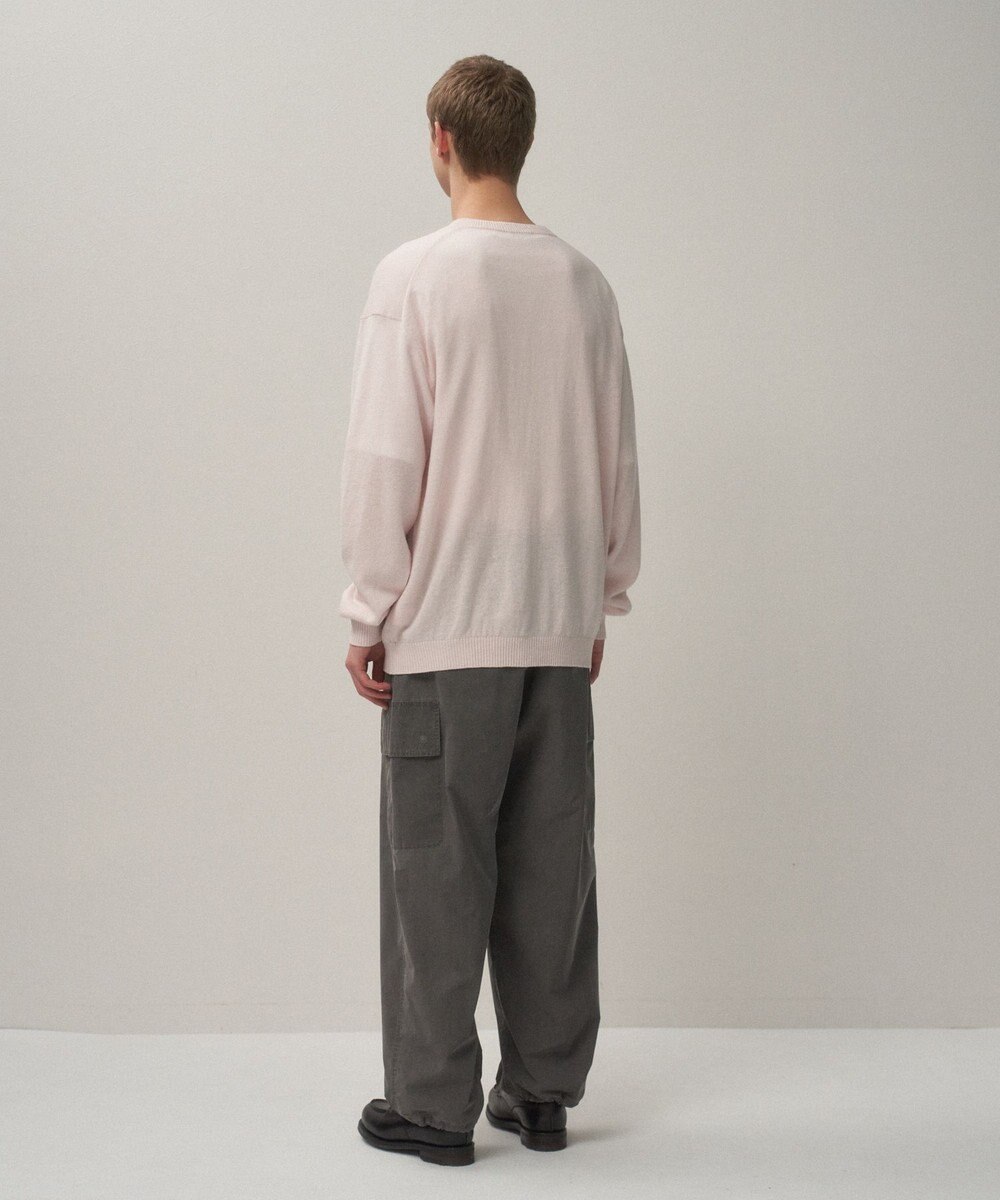 ATON LINEN WOOL BRUSHED | Vネックセーター - UNISEX 