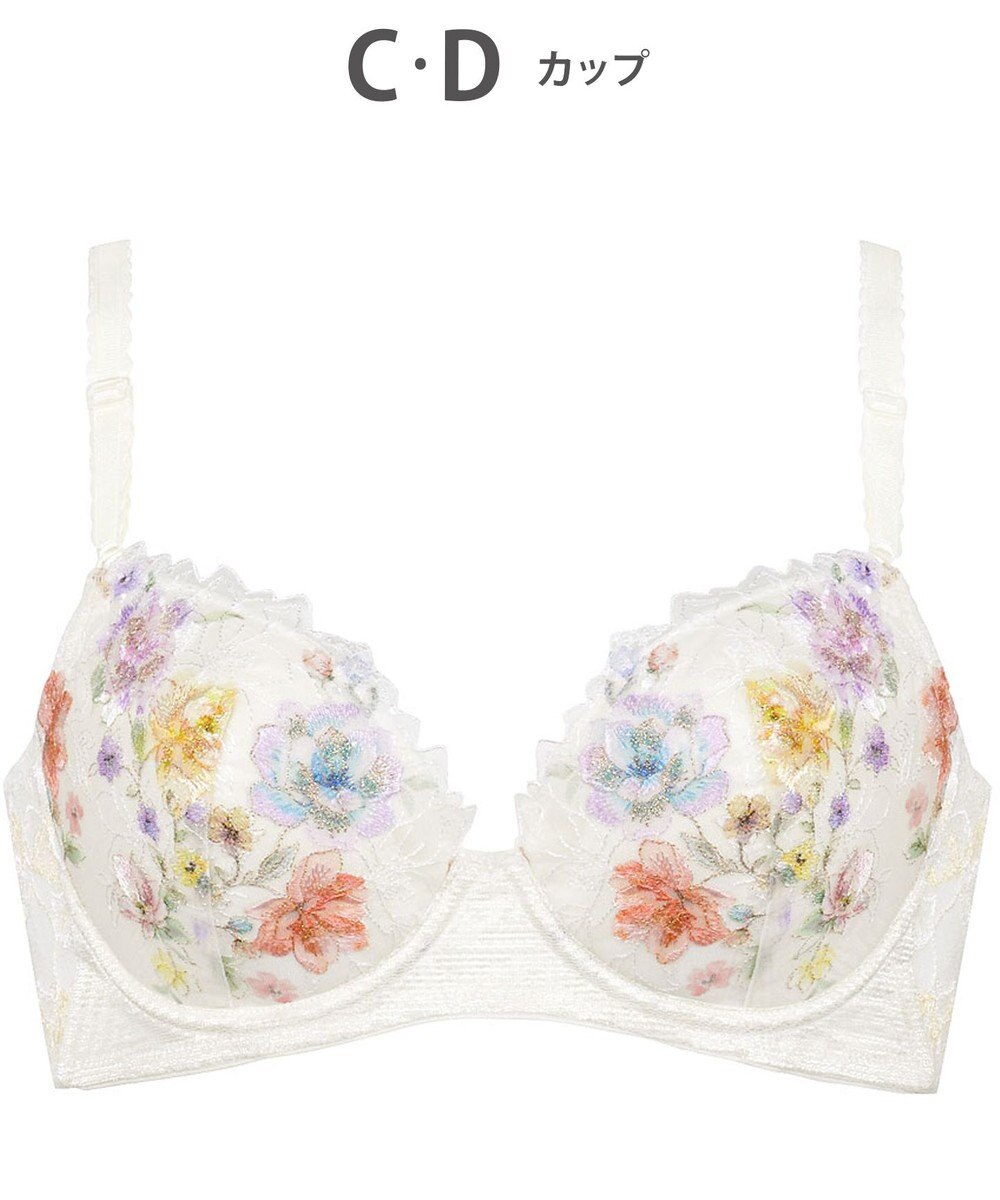 Wing ブラジャー 背中の段差をスムージング 脇高設計 胸ふっくら 【後ろ姿きれいブラ】 ブラ KB2721 ウイング／ワコール 