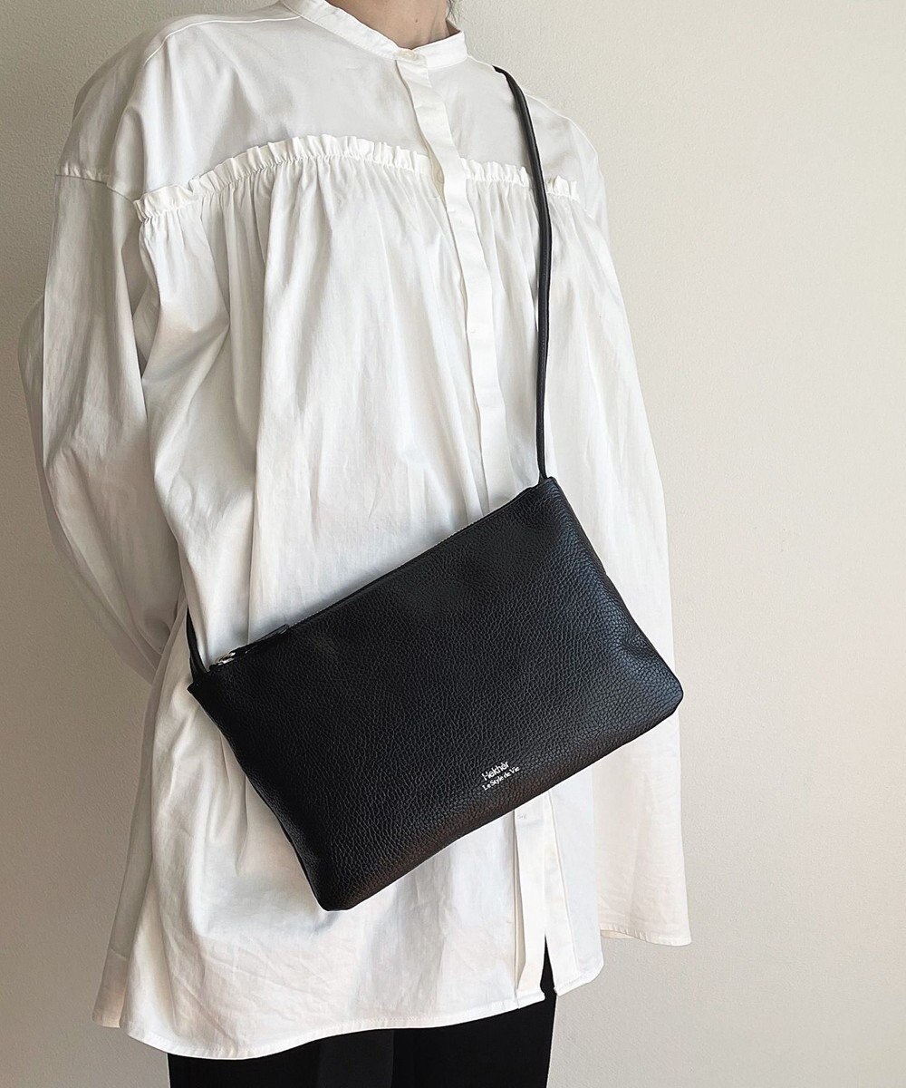 Hekhèr Le Style de Vie 新色追加【日本製】シュリンクレザー スクエアショルダーバッグ 