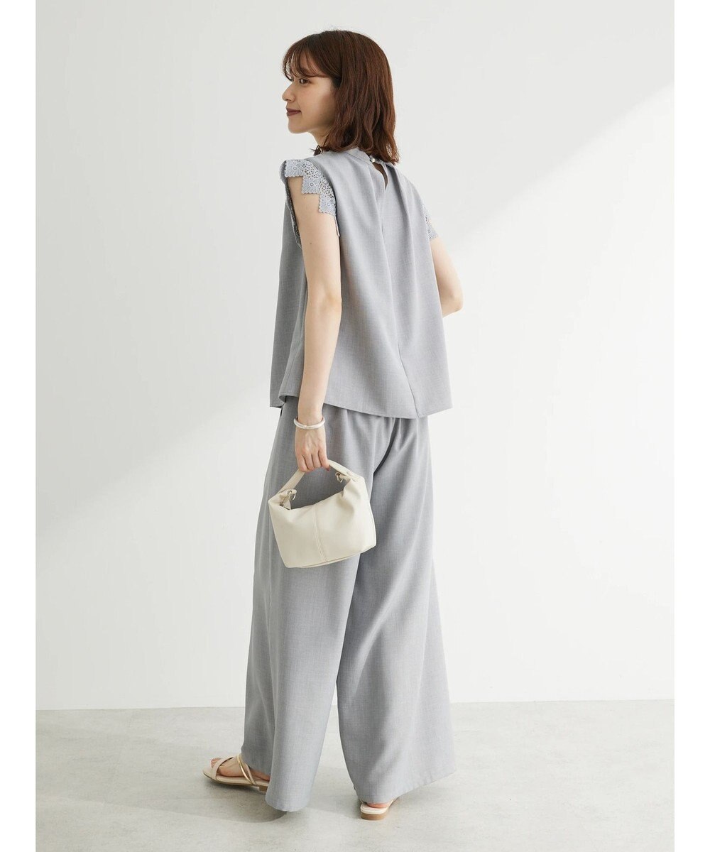 Green Parks ・ＥＬＥＮＣＡＲＥ　ＤＵＥ　リネンライクワイドパンツ 