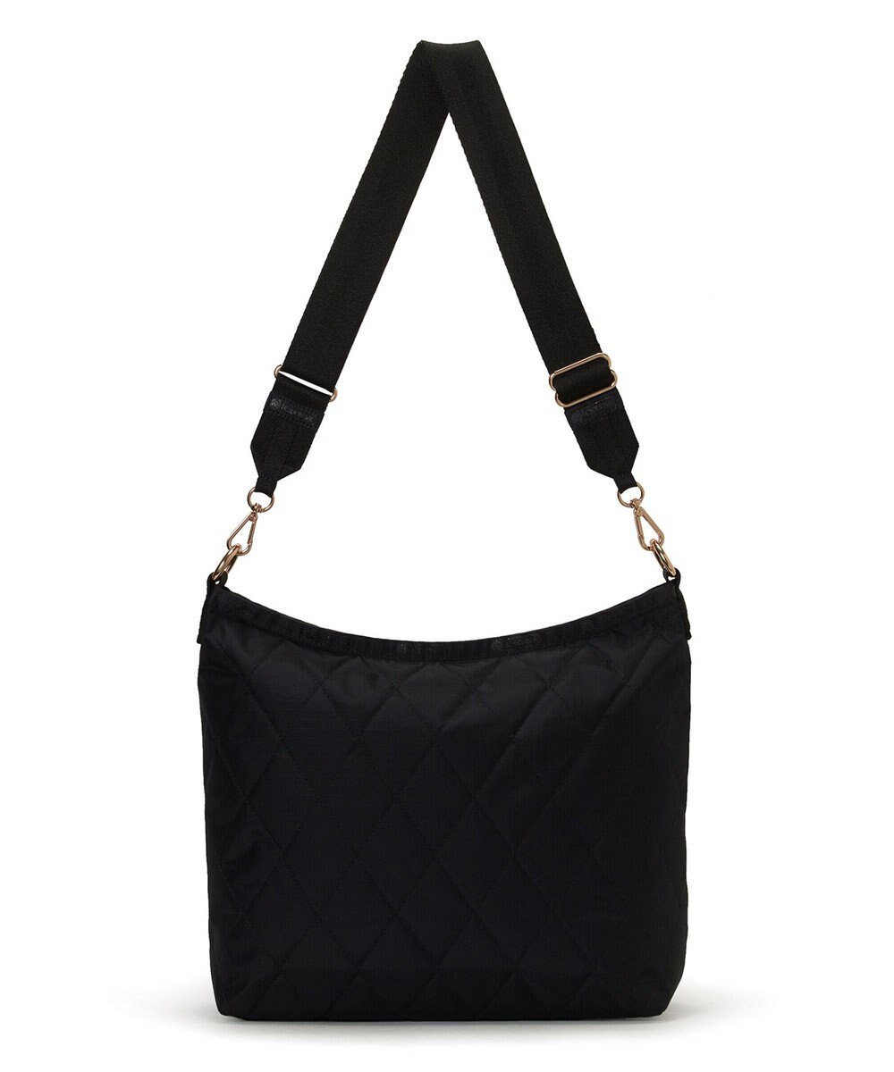 LeSportsac CHAIN MED ZIP SHOULDER/ミッドナイトキルトチェーン 