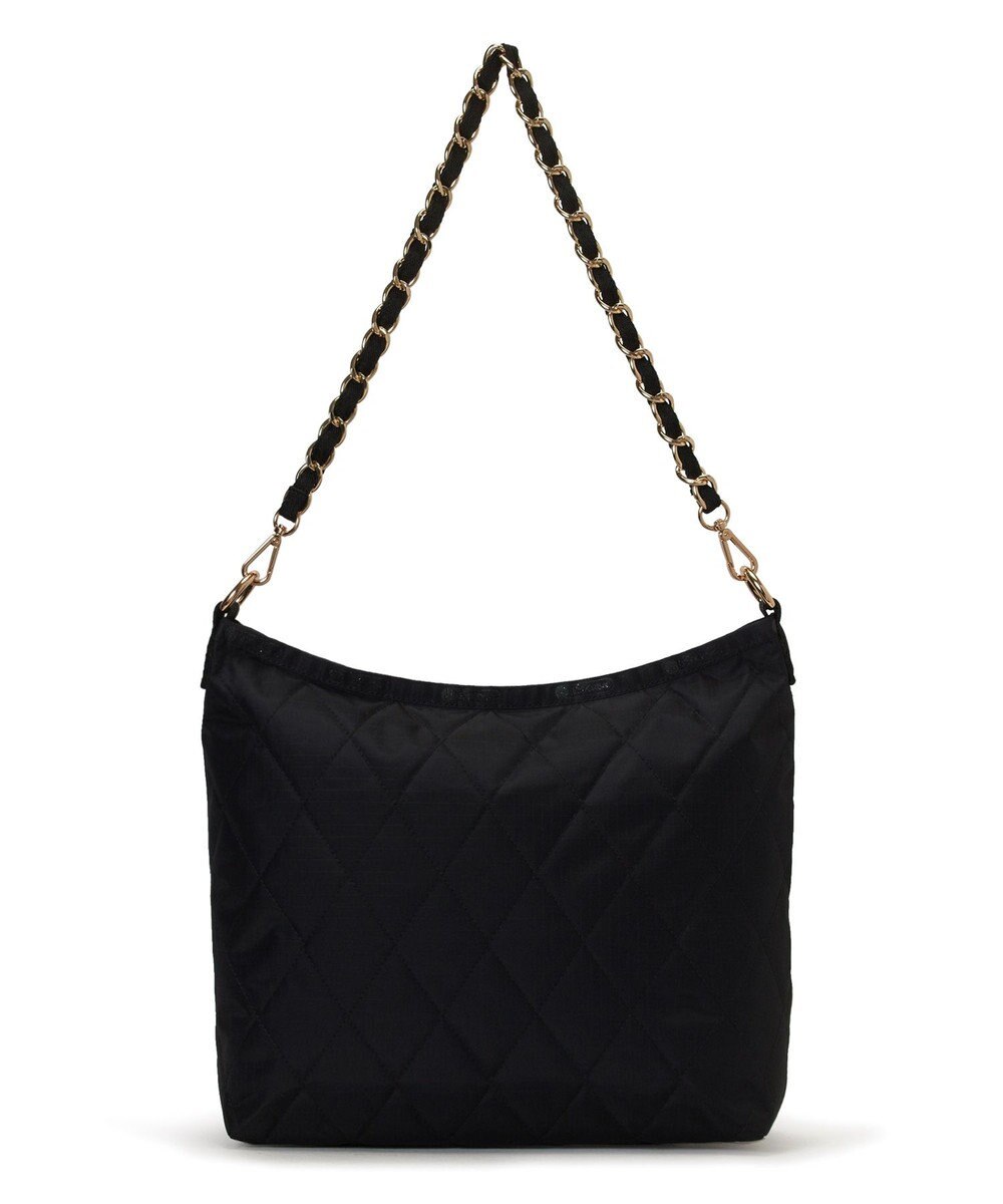 LeSportsac CHAIN MED ZIP SHOULDER/ミッドナイトキルトチェーン 