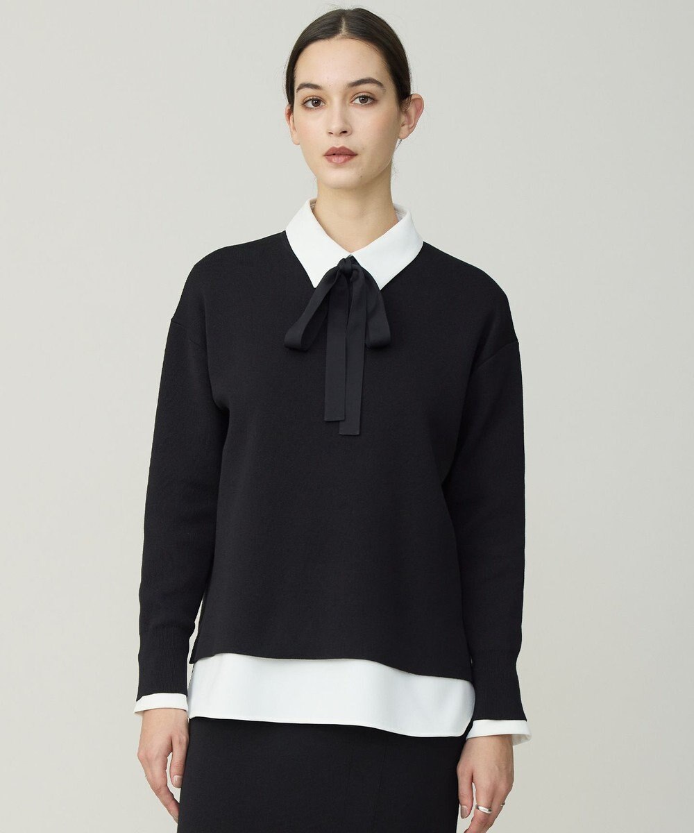 ICB コットンポリエステルスムース  プルオーバー ニット 