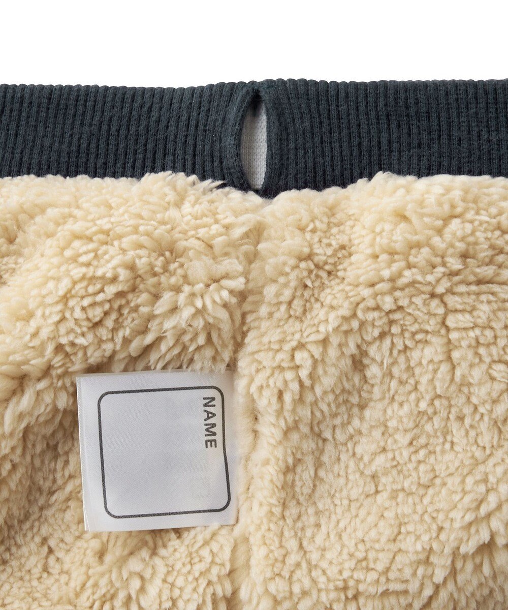 MIKI HOUSE HOT BISCUITS 【80-120cm】 裏ボアフリース 中綿入りパンツ 