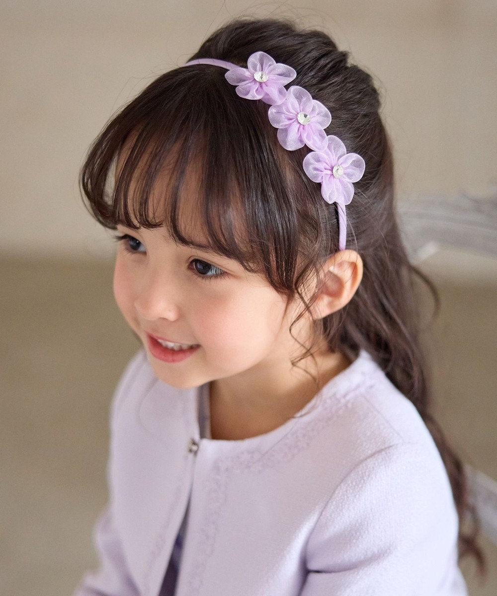 ANY KIDS フラワーカチューシャ 