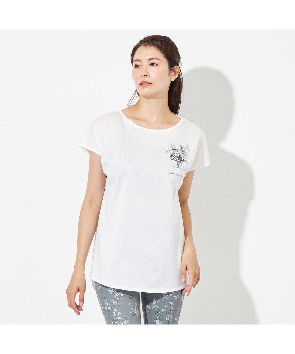 Chacott BALANCEボタニカルプリントTシャツ / Chacott | ファッション