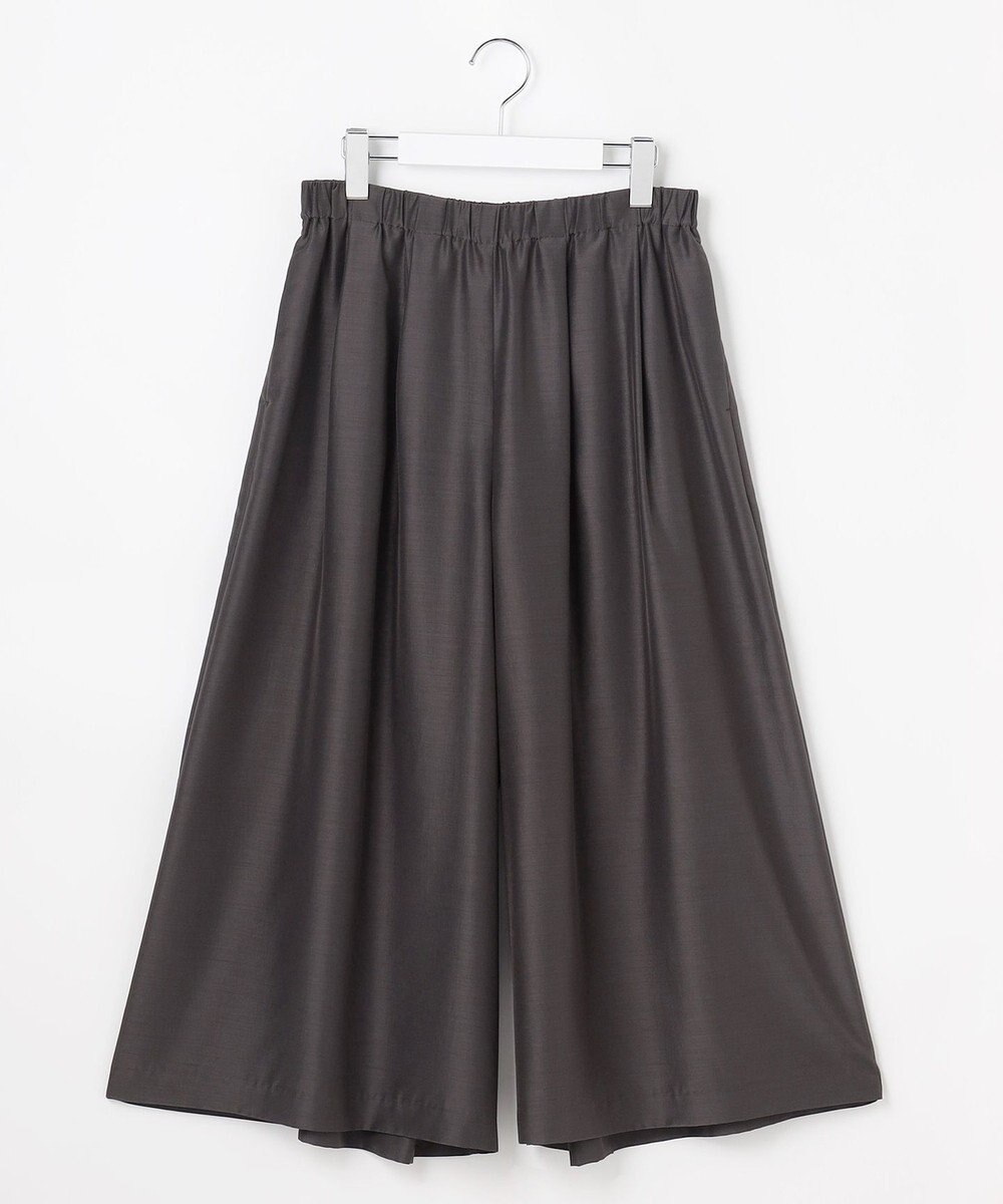 J.PRESS LADIES L エアリースパンボイル ガウチョ パンツ 