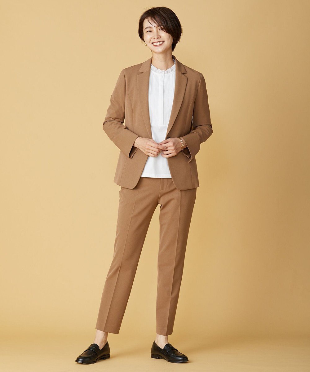 J.PRESS LADIES L 【洗える】アルガンシルク テーラード ジャケット 