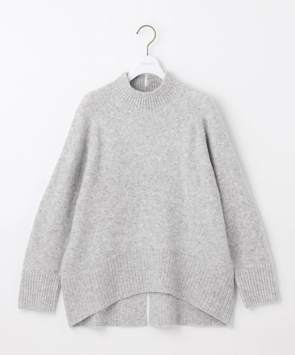 ANY SIS  【大人百花掲載 ヨンアさん着用】ハイネックバックポイント ニット 