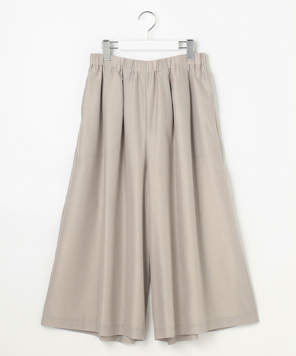 J.PRESS LADIES L エアリースパンボイル ガウチョ パンツ 