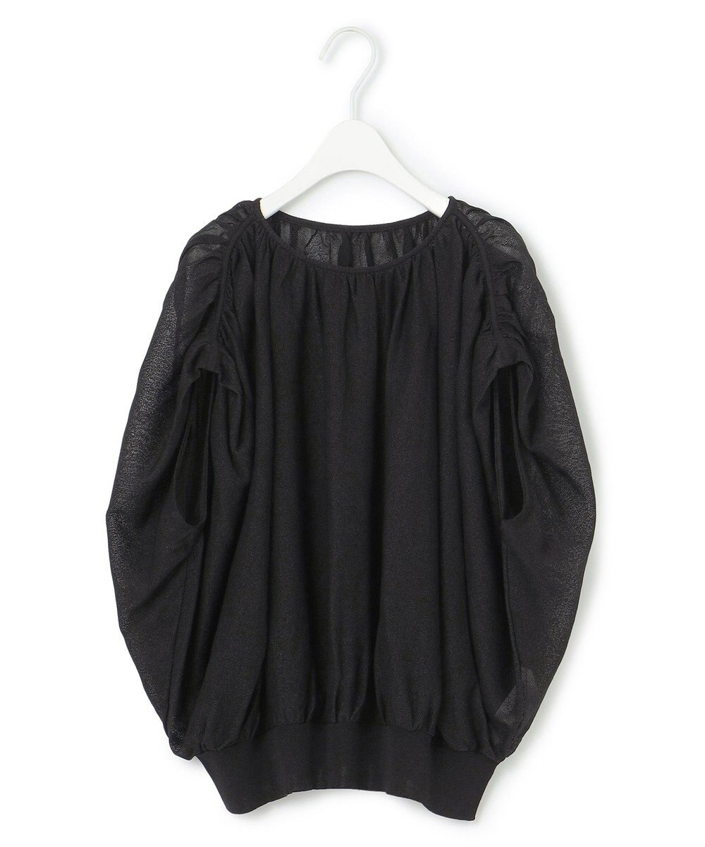 ICB L 【洗える】アセテートペーパーハイゲージ プルオーバーニット 