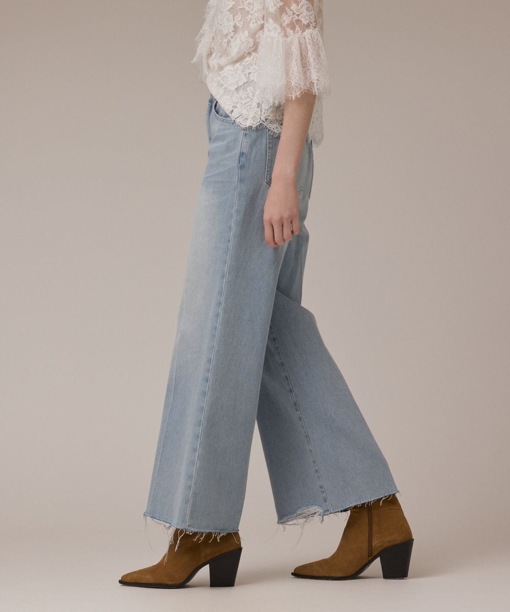 GRACE CONTINENTAL バギーデニムパンツ 