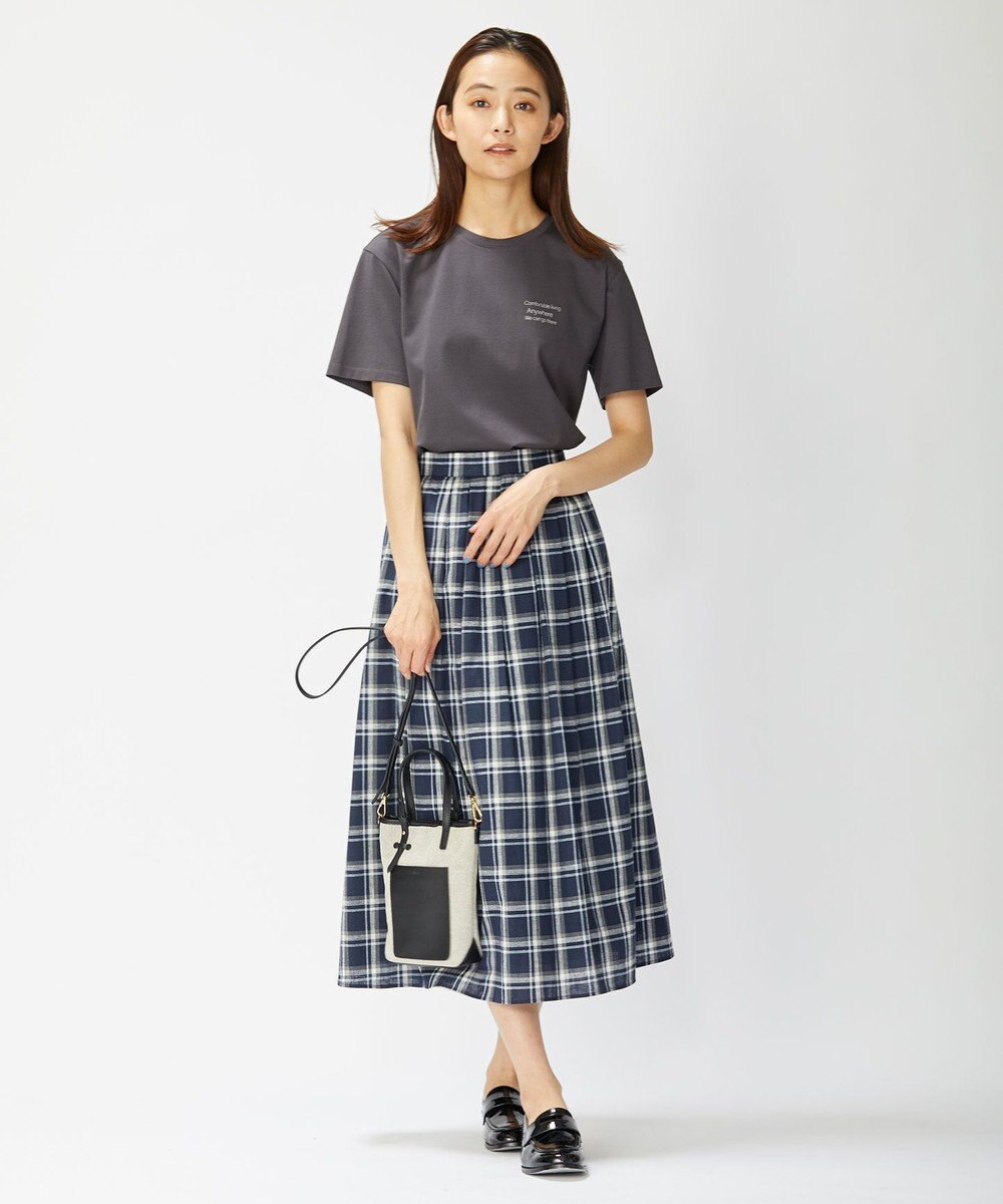 J.PRESS LADIES 【洗える】BEZ Cリネンマドラス スカート 