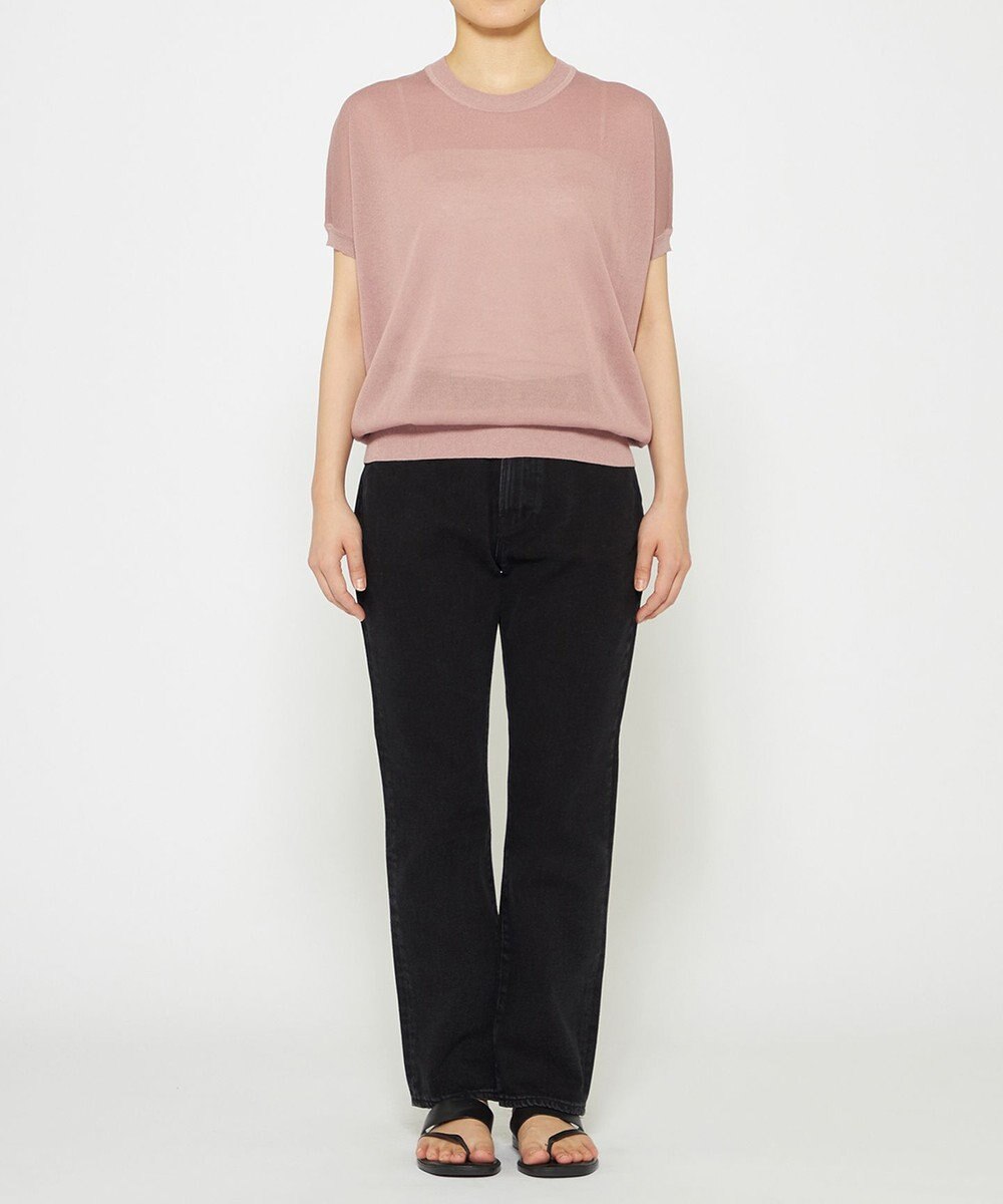 uncrave シアー ニットプルオーバー 