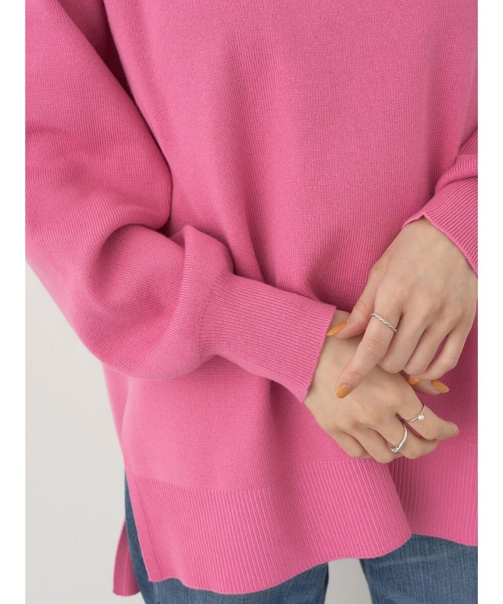 earth music&ecology サイドスリットルーズチュニック 