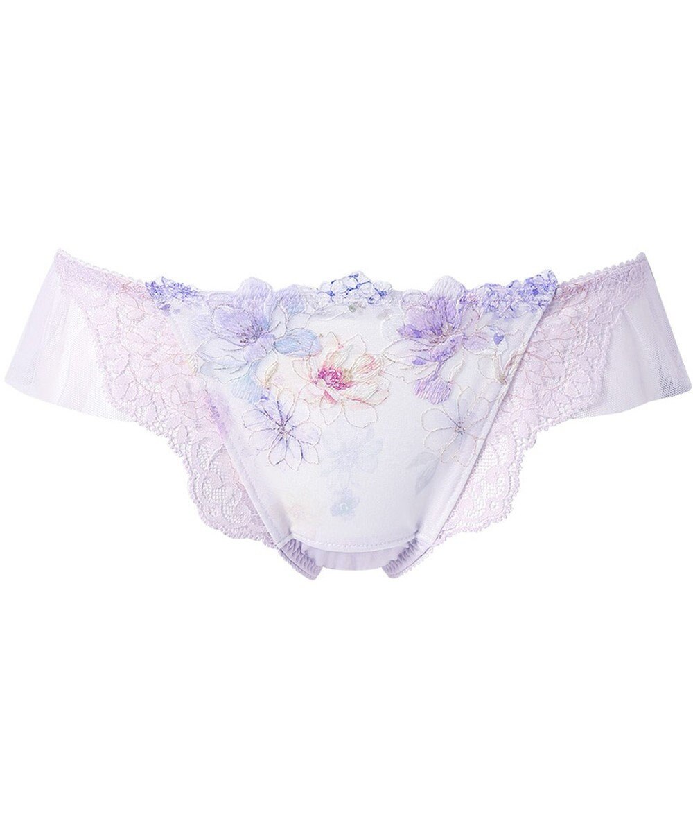 WACOAL Ｔバック ショーツ 【リボンブラ 脇すっきり】 BXB443とペア はきこみ丈あさめ ソング レディース PXB443 /ワコール 