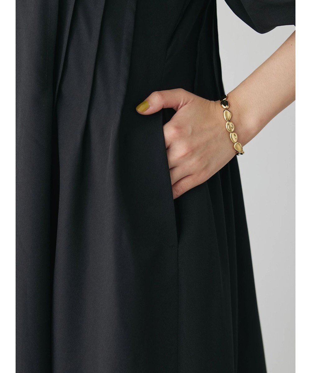 Green Parks ボリューム袖ロングワンピース 