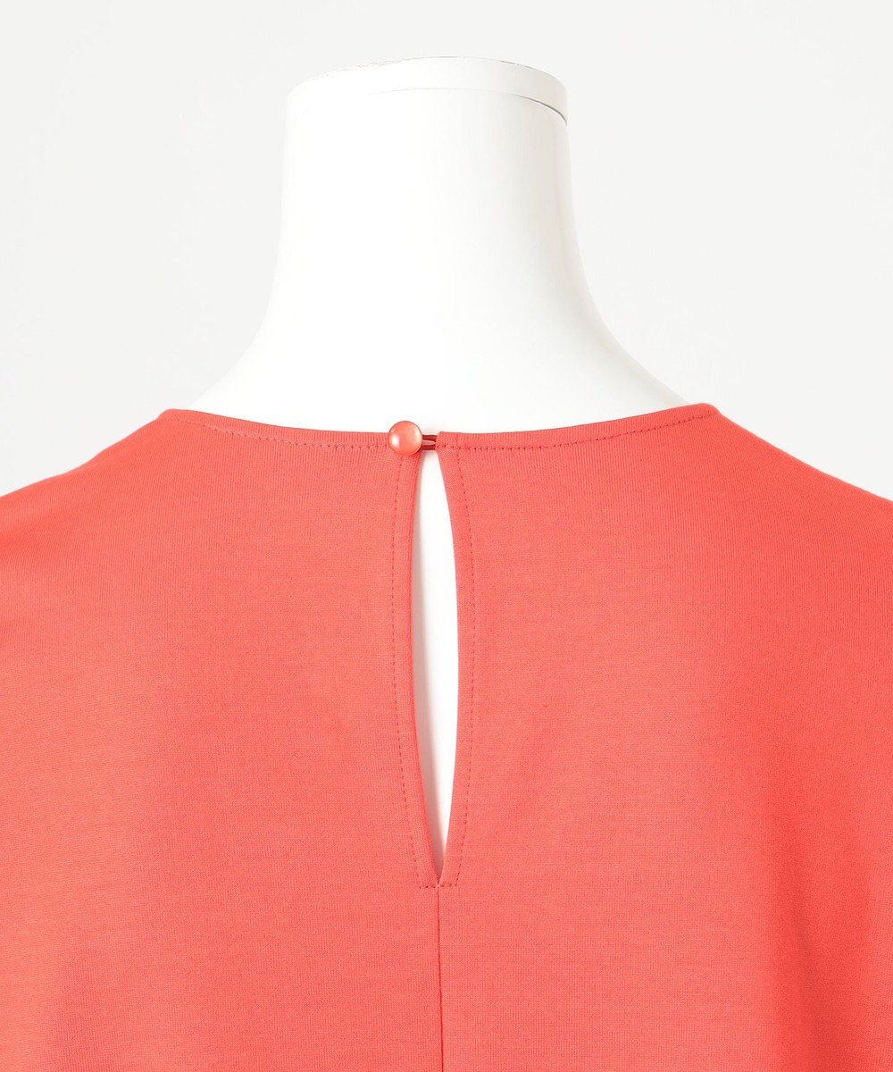 23区 【R(アール)】プレミアムコットンジャージー ランタンスリーブ ワンピース 