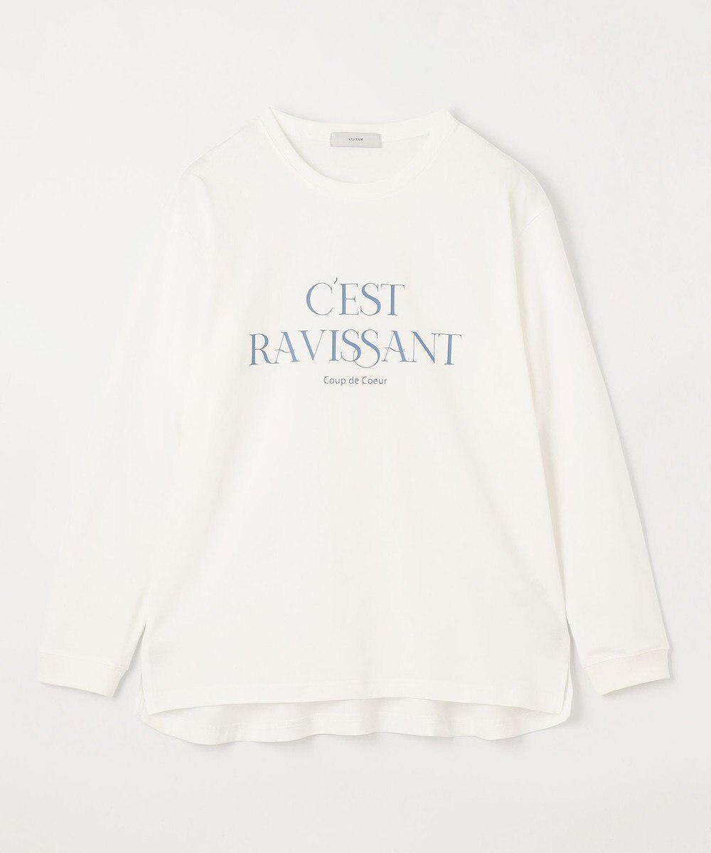 ANY L ロゴロングTシャツ 