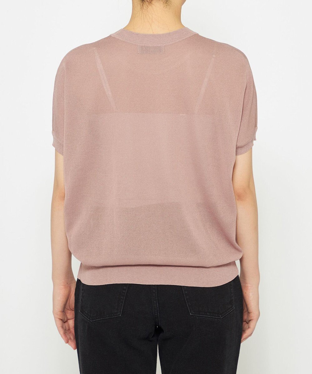 uncrave シアー ニットプルオーバー 