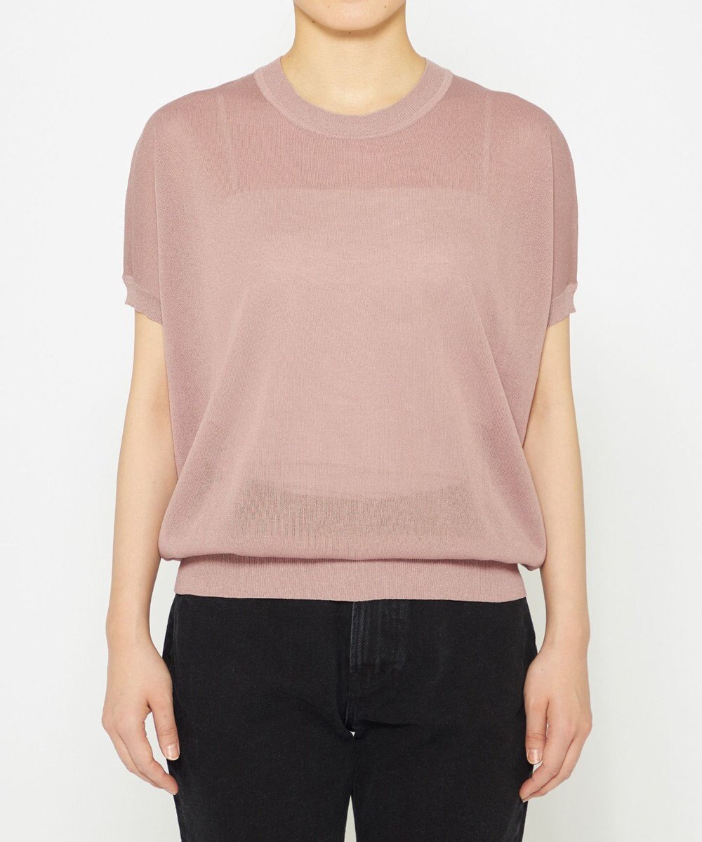 uncrave シアー ニットプルオーバー 