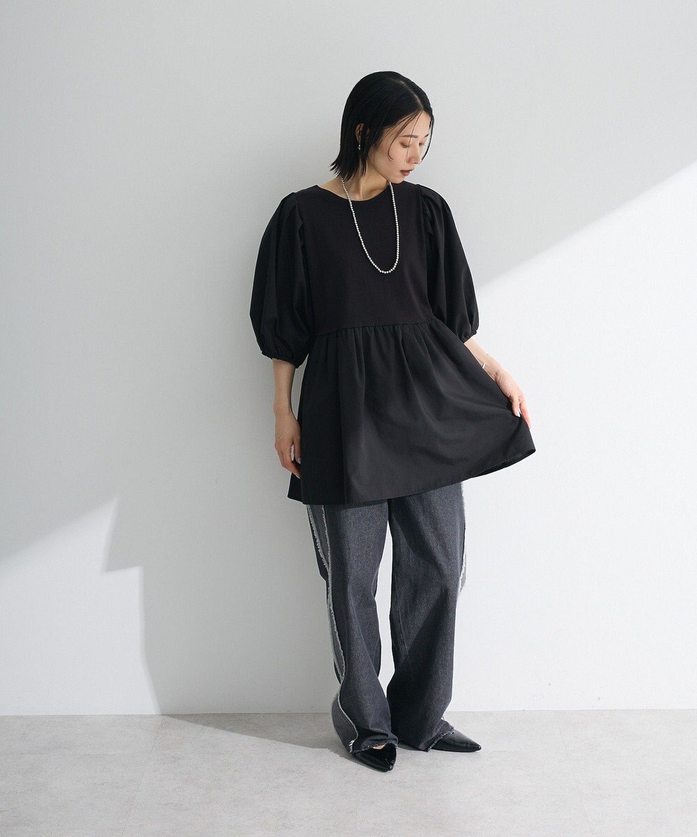 Green Parks ・ＥＬＥＮＣＡＲＥ　ＤＵＥ　２ｗａｙボリュームチュニック 